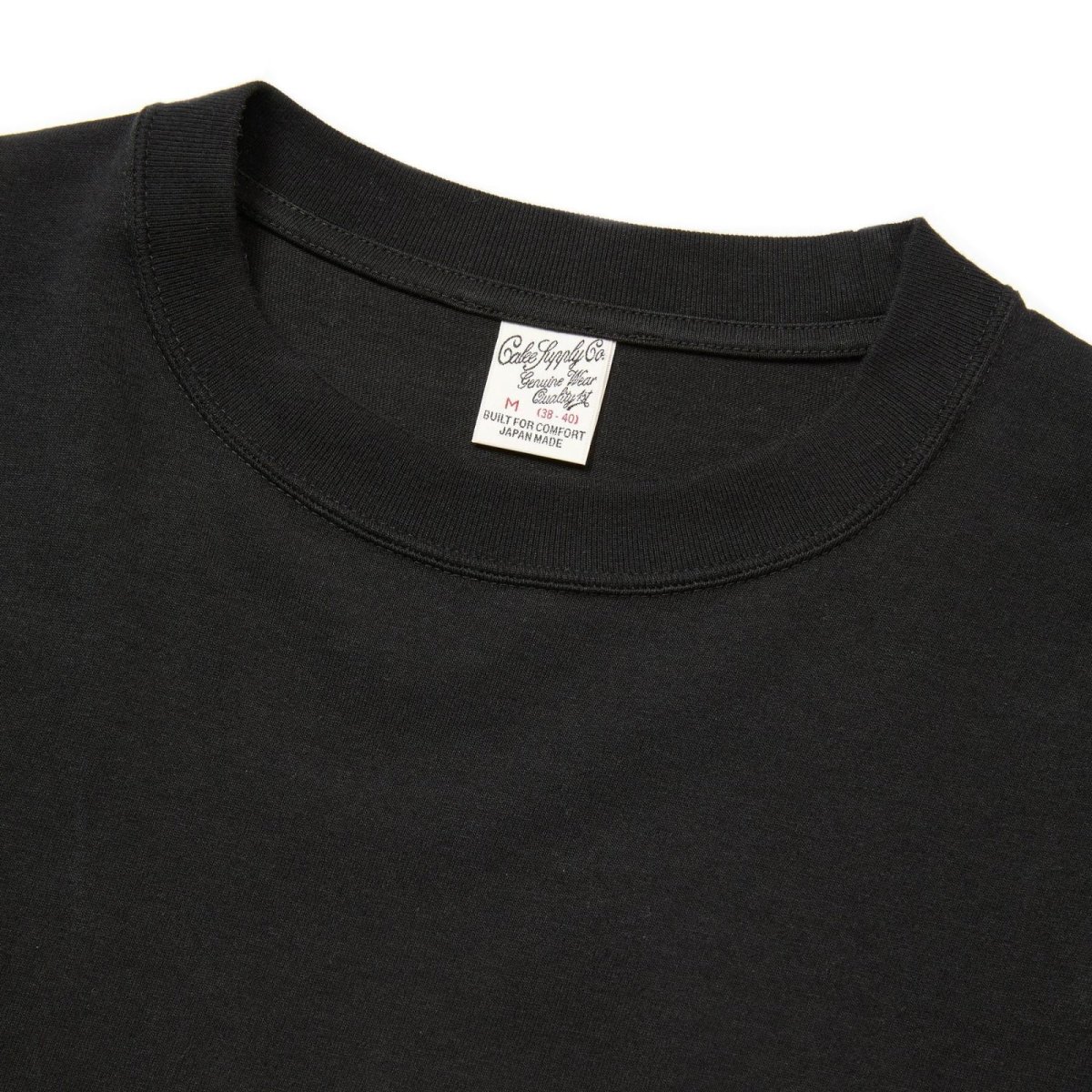 画像2: CALEE  VINTAGE TYPE EMBROIDERY L/S TEE (2)