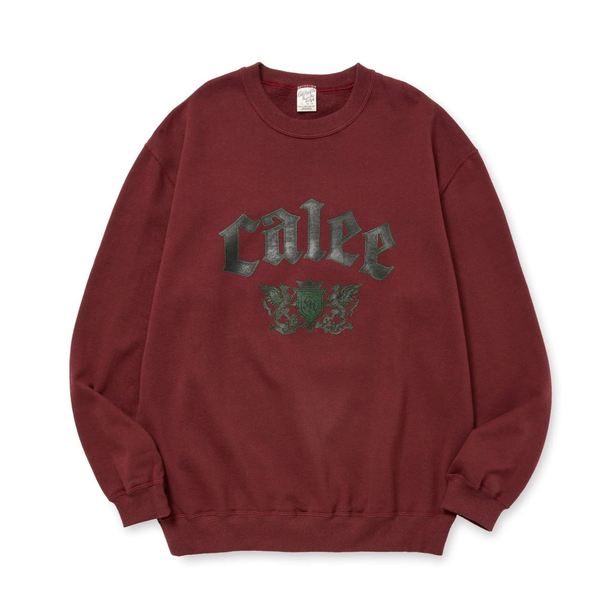 画像7: CALEE  EMBLEM LOGO CRE NECK SW (7)