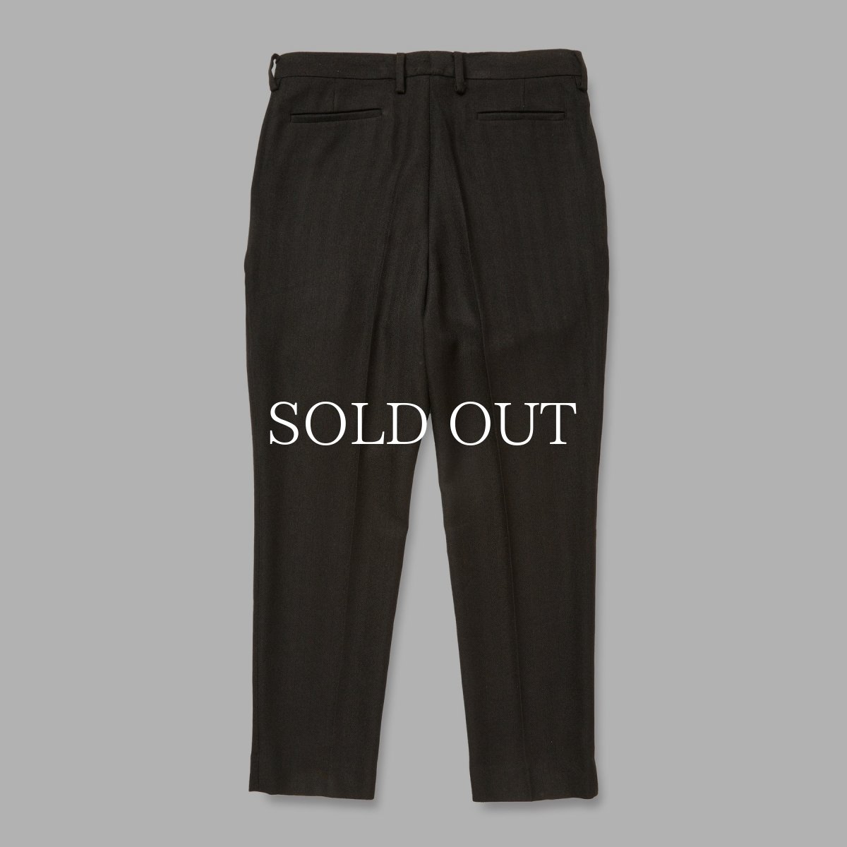 画像2: CALEE  VINTAGE TYPE HERRINGBONE SLACKS (2)