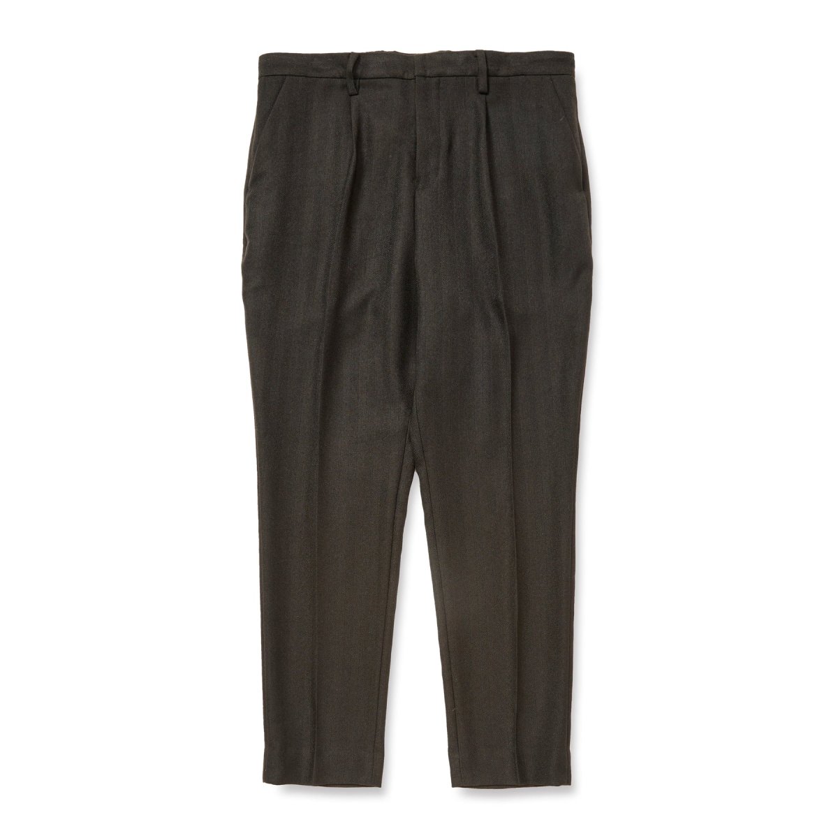 画像1: CALEE  VINTAGE TYPE HERRINGBONE SLACKS (1)