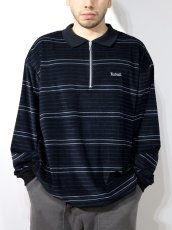 画像3: RADIALL  HITSVILLE - HALF ZIP POLO SHIRT L/S (3)