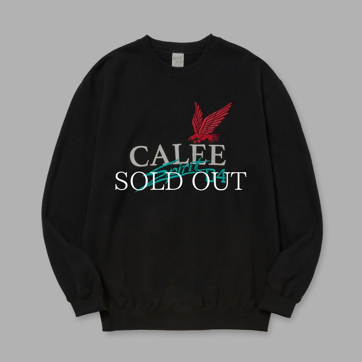 画像1: CALEE  CALEE FS LOGO CREW NECK SW (1)