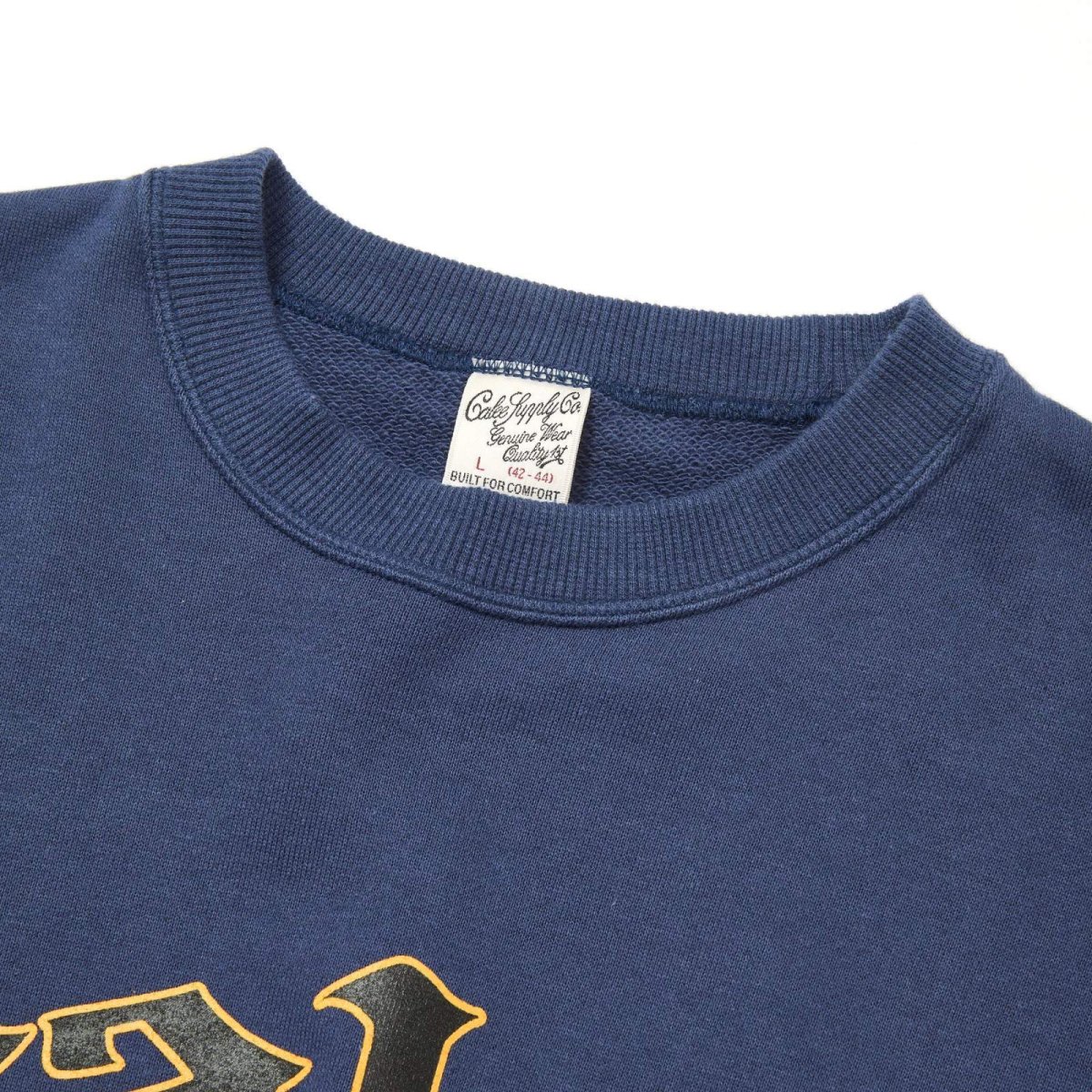 画像2: CALEE  EMBLEM LOGO CRE NECK SW (2)