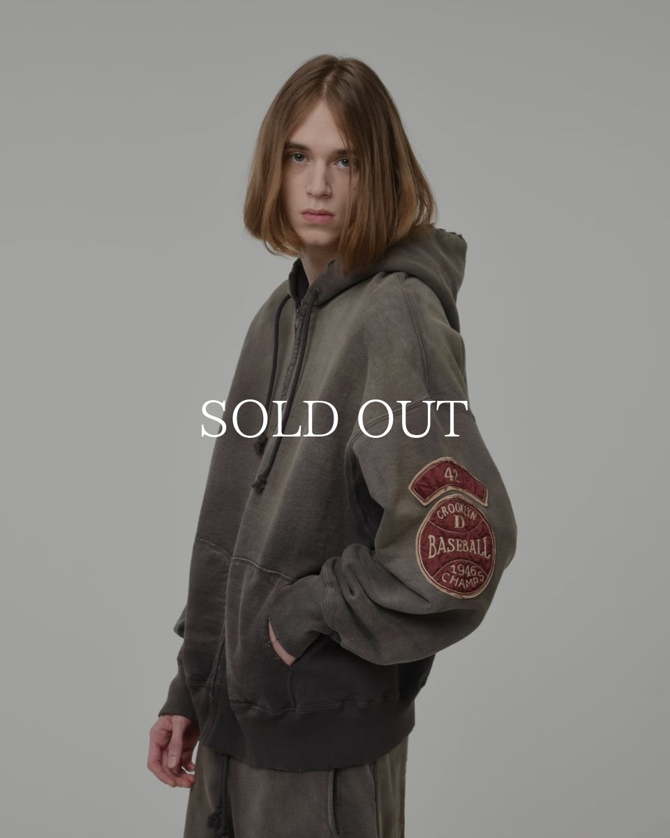 画像10: BOW WOW  BASEBALL CHAMPION ZIP HOODIE AGED (10)