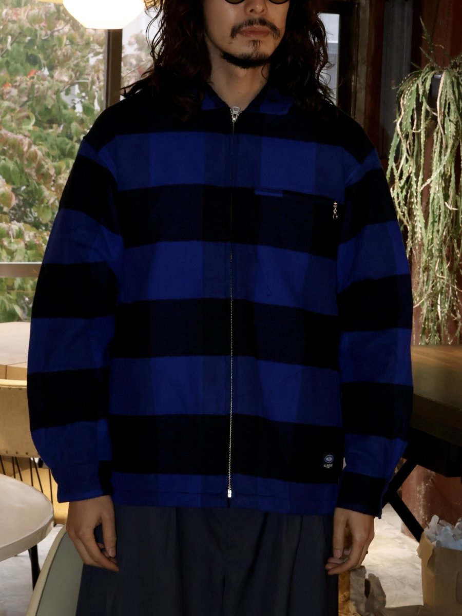 画像2: CHALLENGER  LINING ZIP UP SHIRT (2)