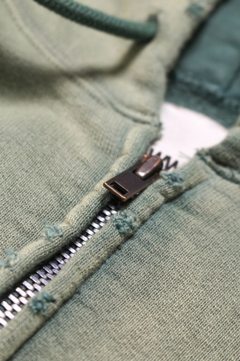 画像5: BOW WOW  ARMY ZIP HOODIE AGED (5)