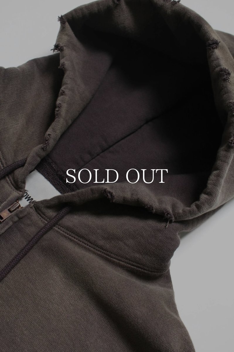 画像4: BOW WOW  BASEBALL CHAMPION ZIP HOODIE AGED (4)