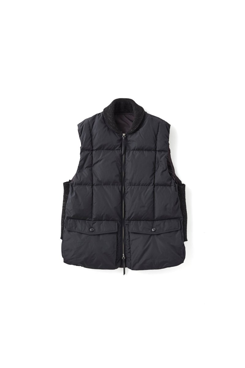 画像1: OLD JOE   HIGH-COUNT SILK PUFF VEST (1)