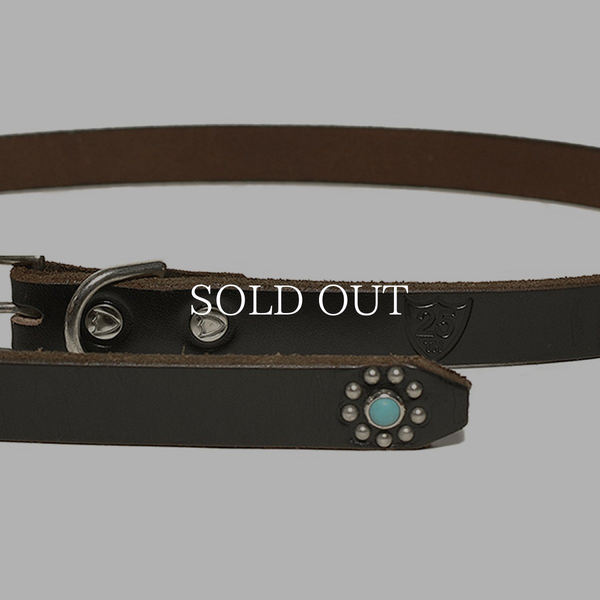 画像2: HTC  Belt #25th 1Point End Flower Turquoise 0.75 (2)