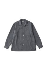 画像1: OLD JOE   ORIGINAL PRINTED OPEN COLLAR SHIRTS (Animal Drawing) Long-sleeve (1)