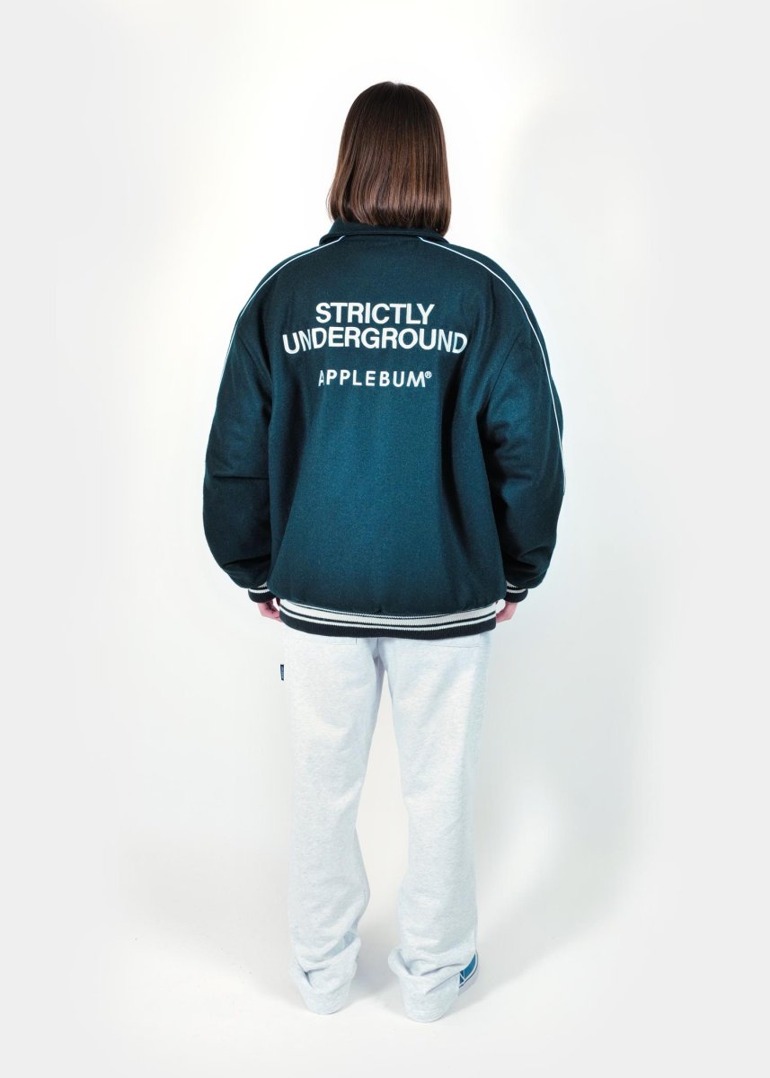 画像15: APPLEBUM  Collared Melton Stadium Jacket (15)