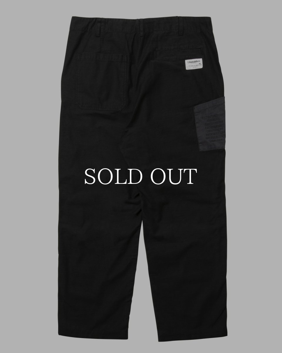 画像2: Liberaiders  BACK SATIN MILITARY PANTS (2)