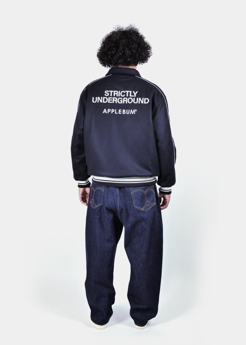 画像6: APPLEBUM  Collared Melton Stadium Jacket (6)