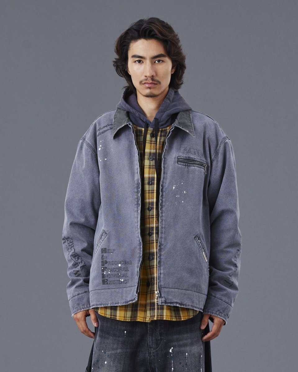 画像3: Liberaiders  GARMENT DYED WORK JACKET (3)
