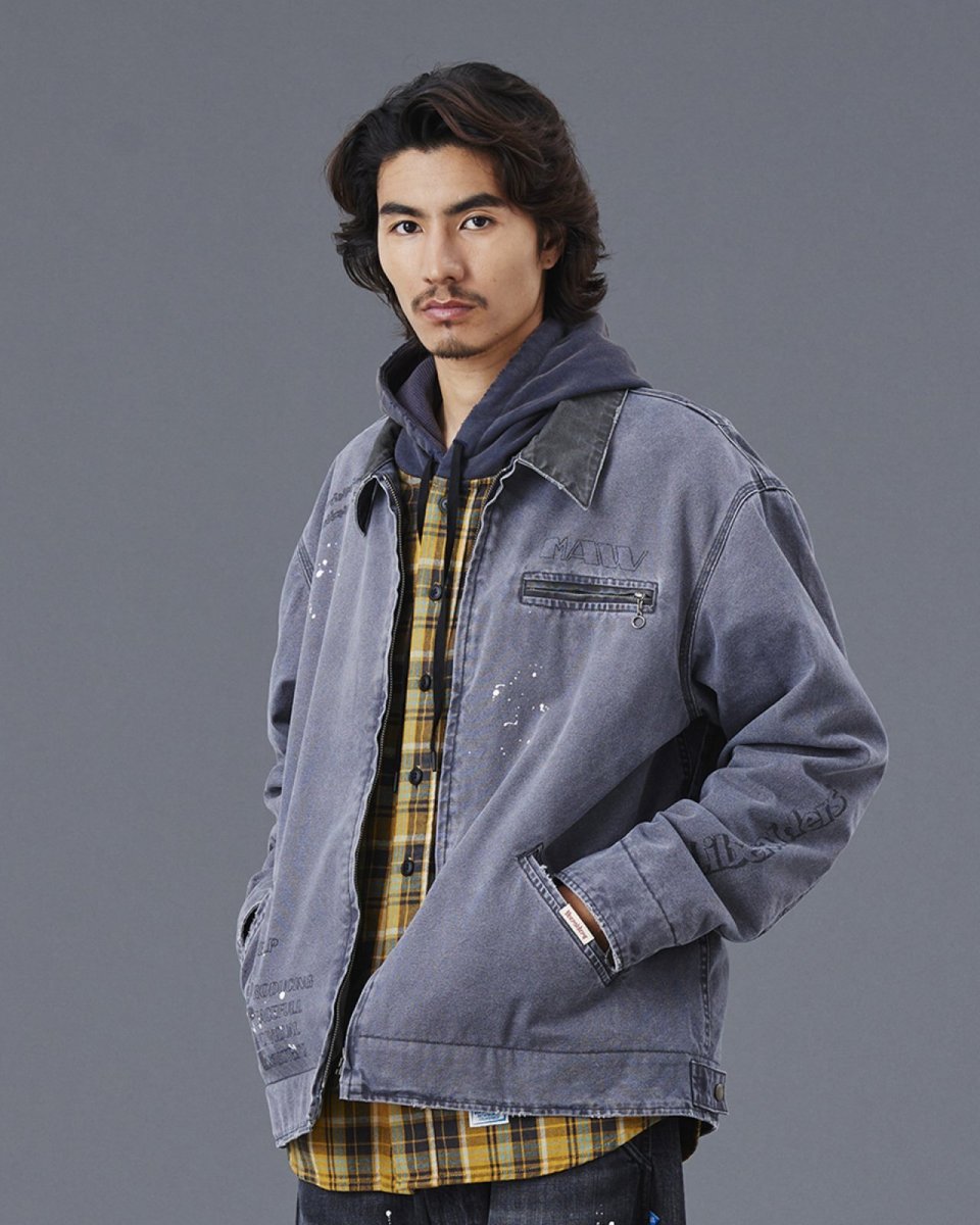 画像5: Liberaiders  GARMENT DYED WORK JACKET (5)
