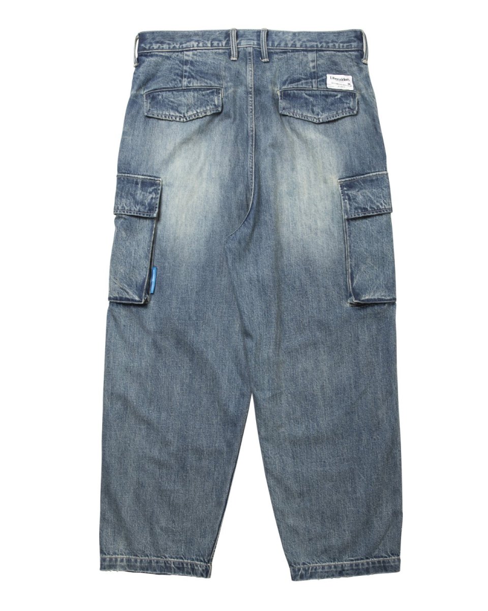 画像2: Liberaiders  DENIM CARGO PANTS (2)