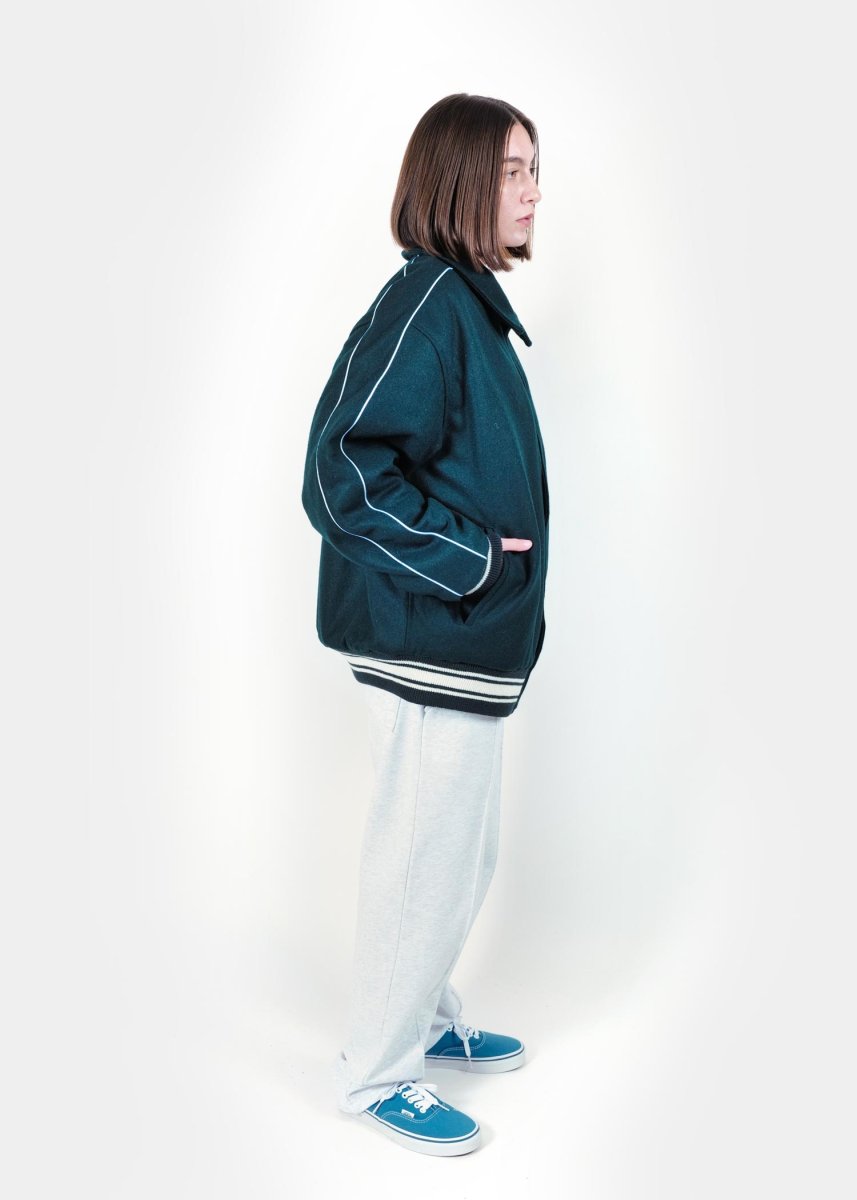 画像19: APPLEBUM  Collared Melton Stadium Jacket (19)