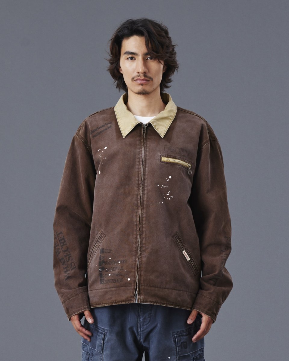 画像16: Liberaiders  GARMENT DYED WORK JACKET (16)