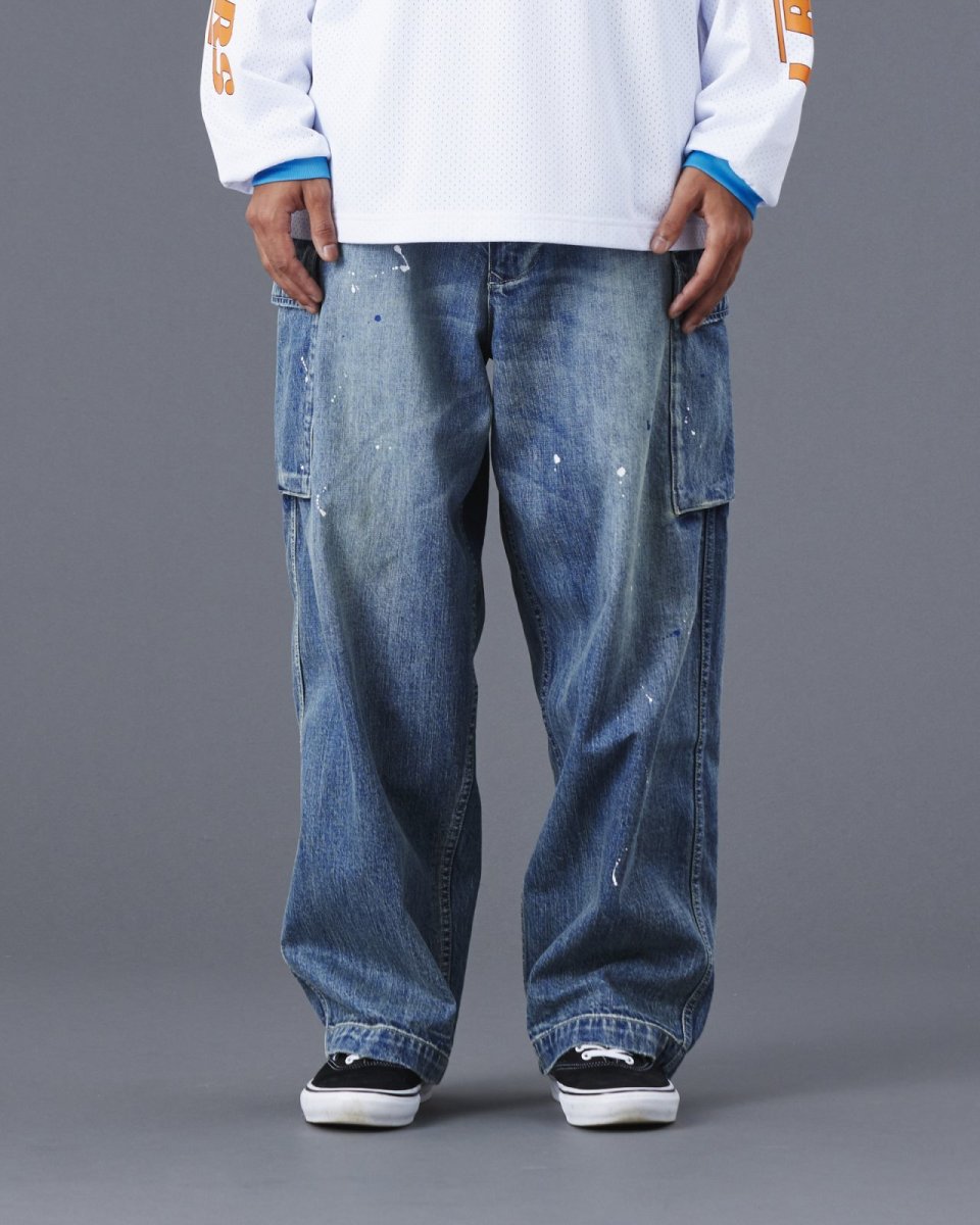 画像5: Liberaiders  DENIM CARGO PANTS (5)