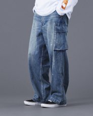 画像7: Liberaiders  DENIM CARGO PANTS (7)