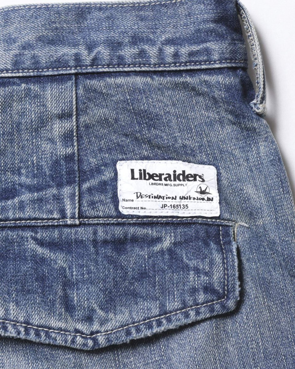 画像12: Liberaiders  DENIM CARGO PANTS (12)