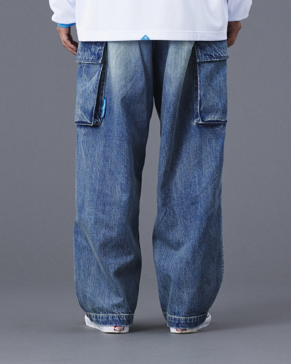 画像6: Liberaiders  DENIM CARGO PANTS (6)