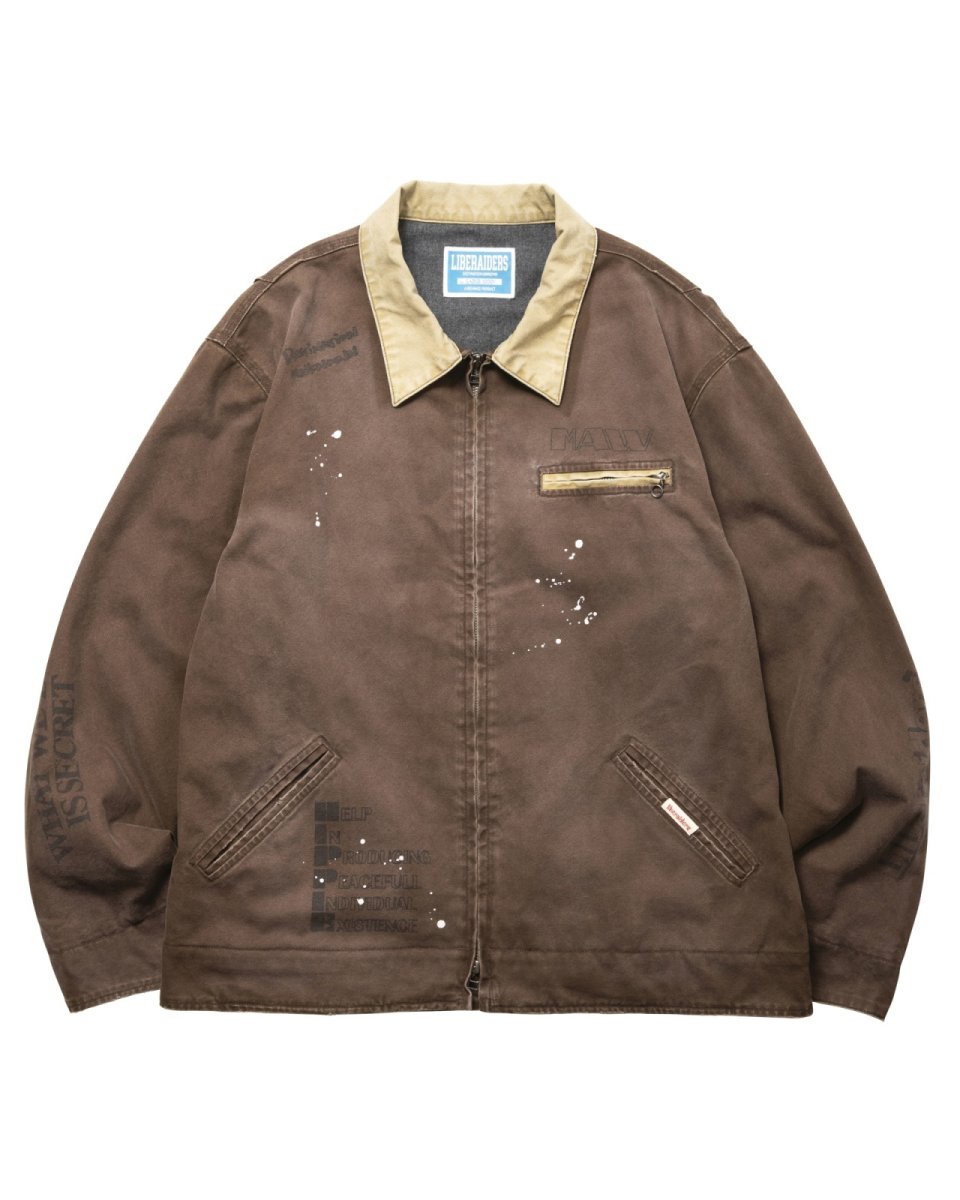 画像14: Liberaiders  GARMENT DYED WORK JACKET (14)