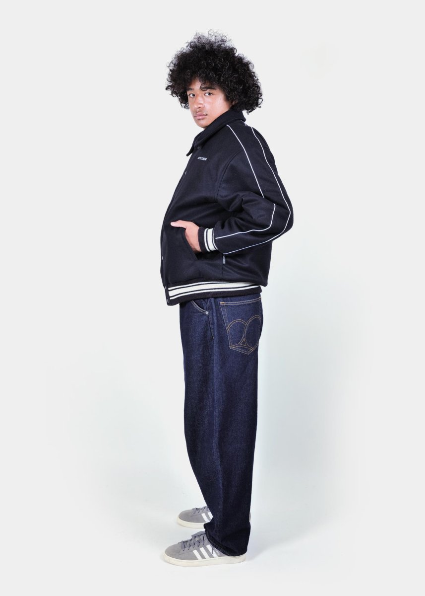 画像5: APPLEBUM  Collared Melton Stadium Jacket (5)