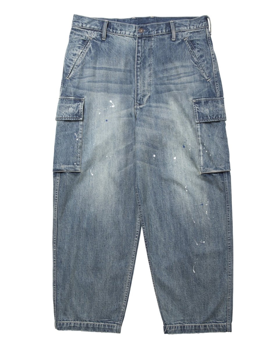 画像1: Liberaiders  DENIM CARGO PANTS (1)