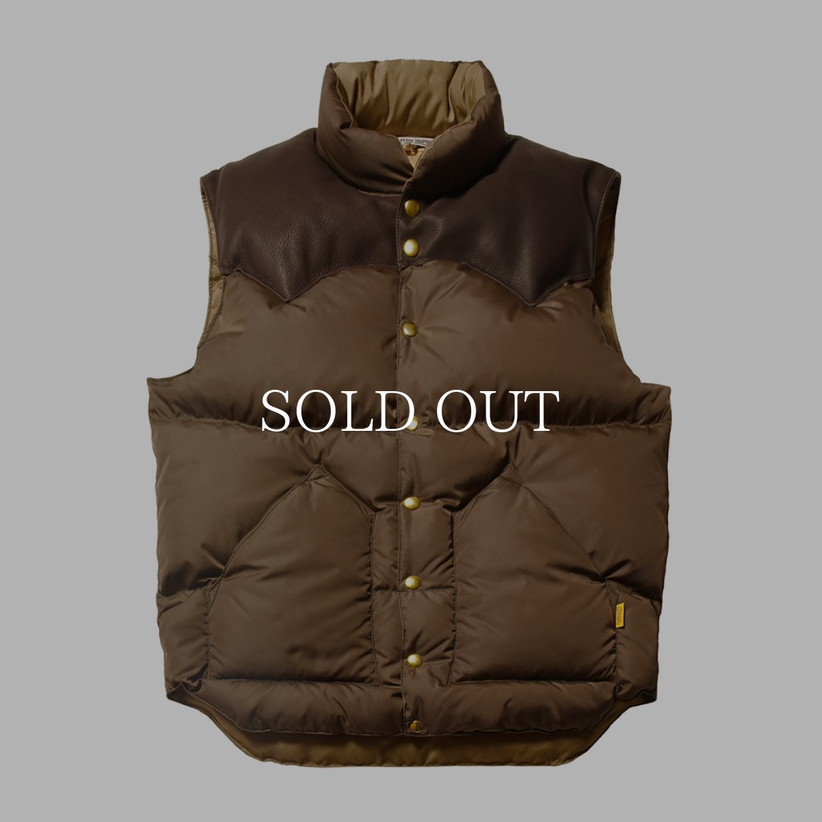 画像1: STANDARD CALIFORNIA  Rocky Mountain Featherbed / SD Down Vest (1)