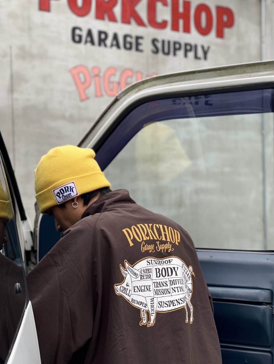 画像33: PORKCHOP GARAGE SUPPLY  PORK BACK NYLON JKT (33)