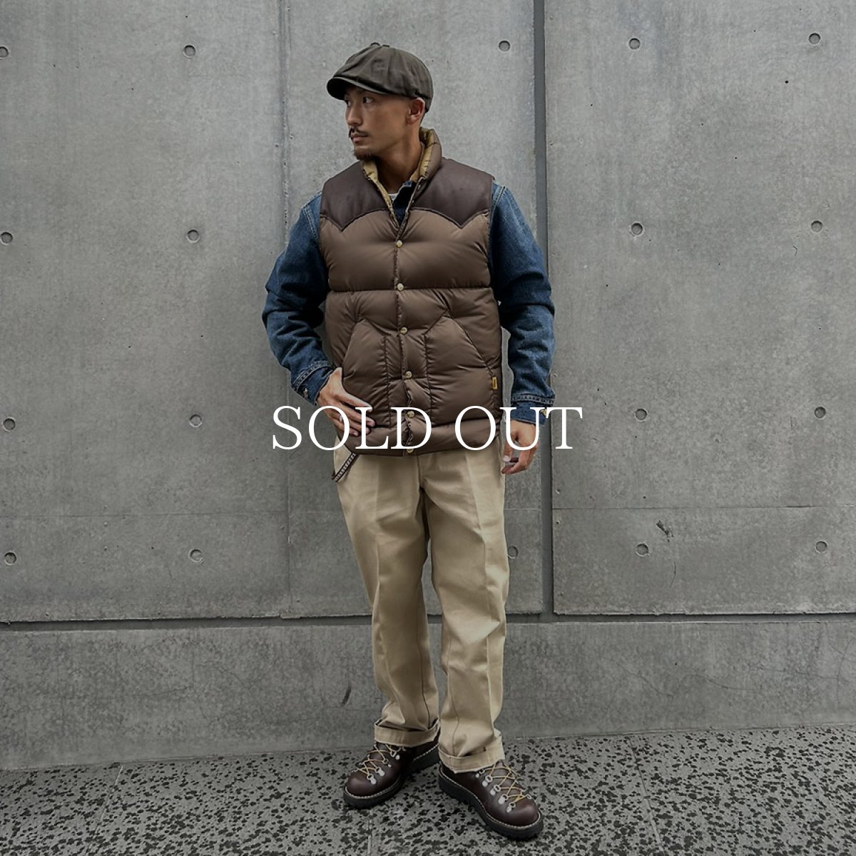 画像3: STANDARD CALIFORNIA  Rocky Mountain Featherbed / SD Down Vest (3)