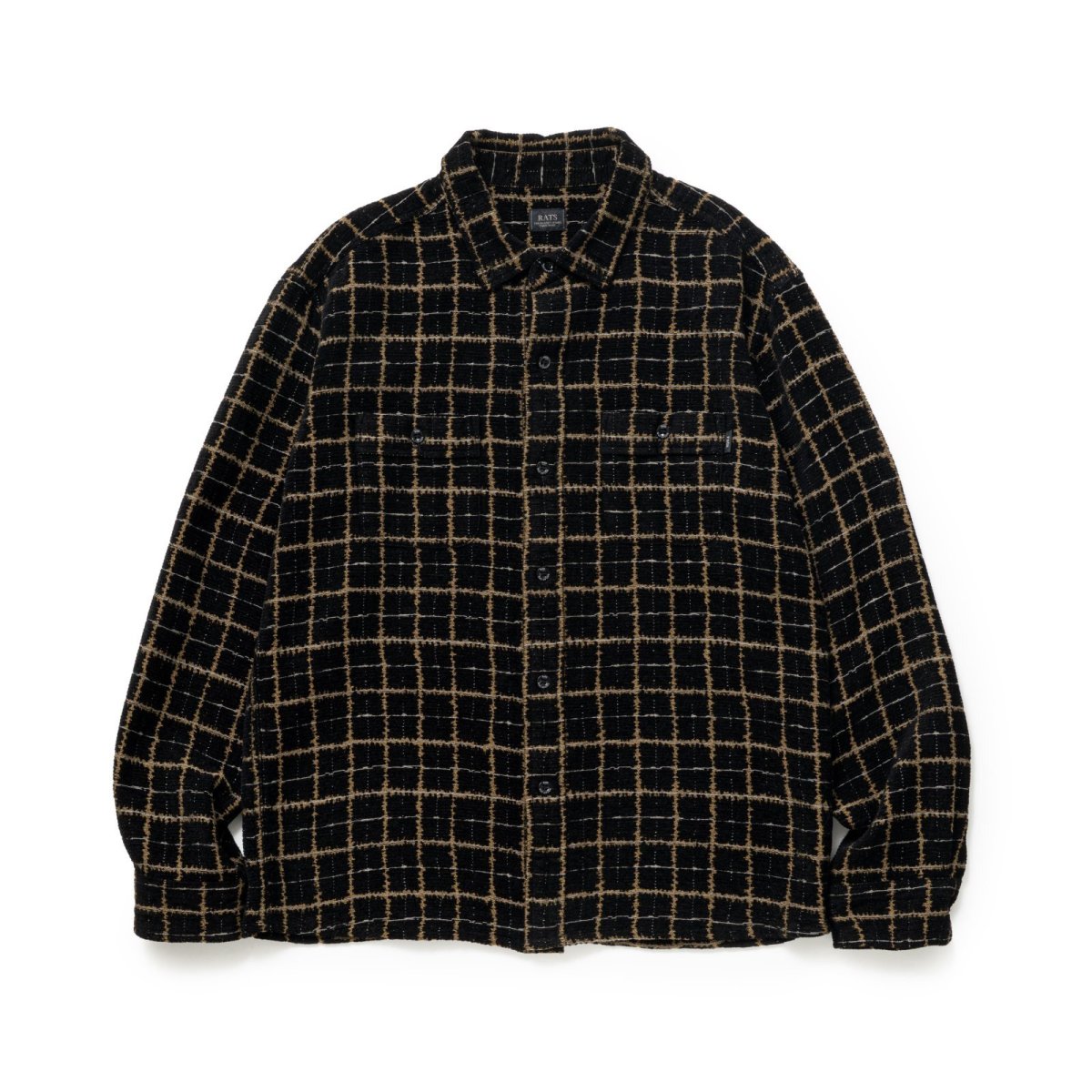 画像1: RATS  MOLESKIN CHECK SHIRT (1)