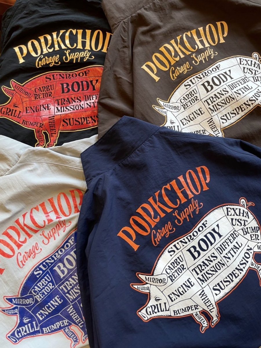画像35: PORKCHOP GARAGE SUPPLY  PORK BACK NYLON JKT (35)