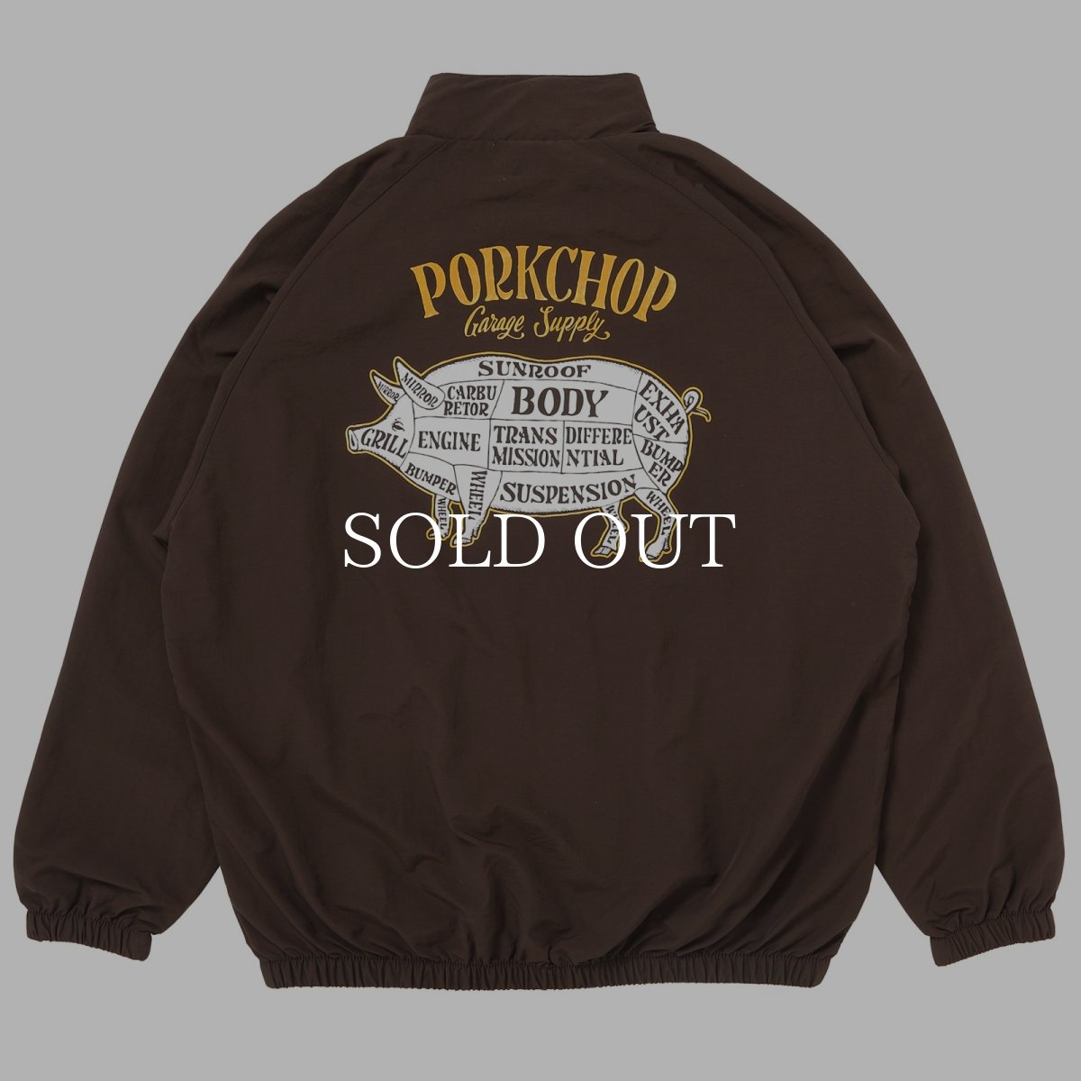 画像10: PORKCHOP GARAGE SUPPLY  PORK BACK NYLON JKT (10)