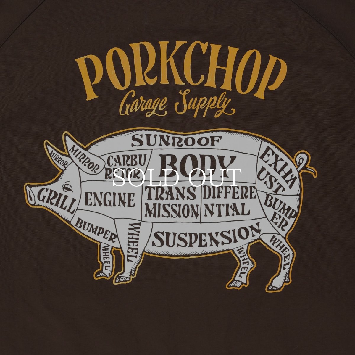 画像18: PORKCHOP GARAGE SUPPLY  PORK BACK NYLON JKT (18)