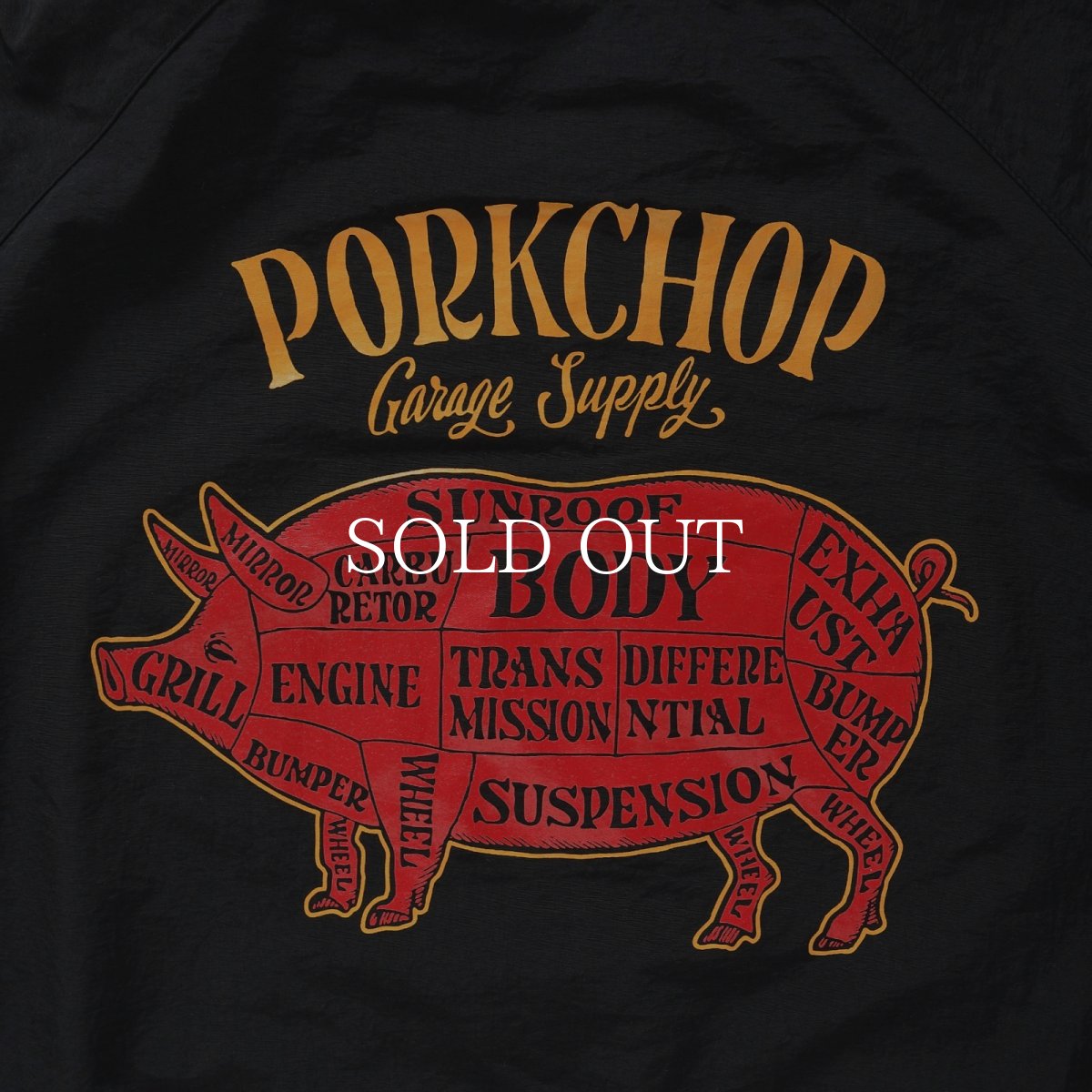 画像9: PORKCHOP GARAGE SUPPLY  PORK BACK NYLON JKT (9)