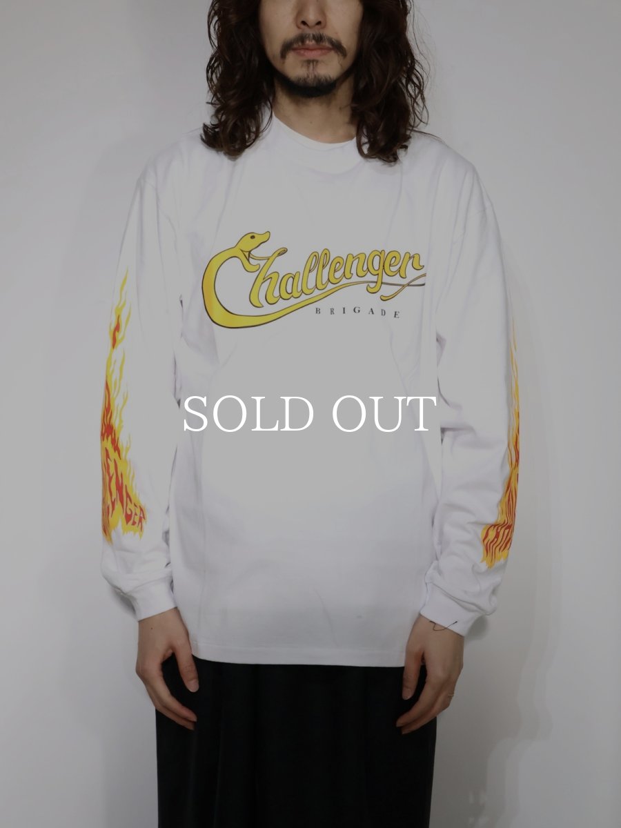 画像2: CHALLENGER  L/S SNAKING LOGO TEE (2)