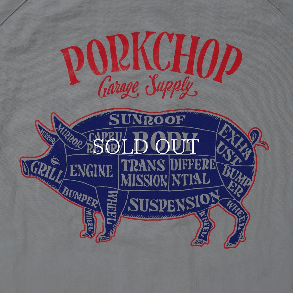 画像35: PORKCHOP GARAGE SUPPLY  PORK BACK NYLON JKT (35)