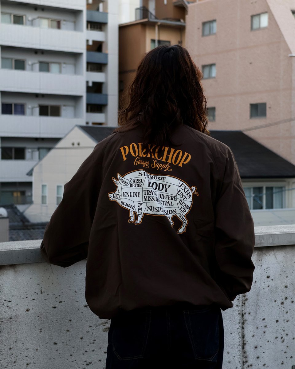 画像13: PORKCHOP GARAGE SUPPLY  PORK BACK NYLON JKT (13)