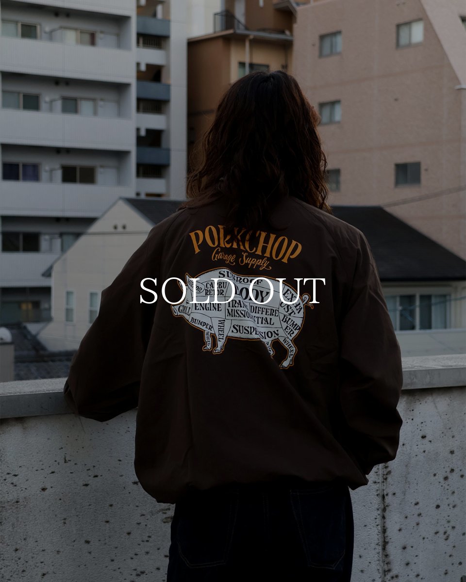 画像13: PORKCHOP GARAGE SUPPLY  PORK BACK NYLON JKT (13)