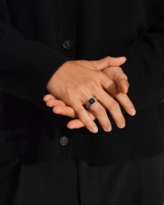 画像4: TOMWOOD   Kay Ring Polished Onyx (4)