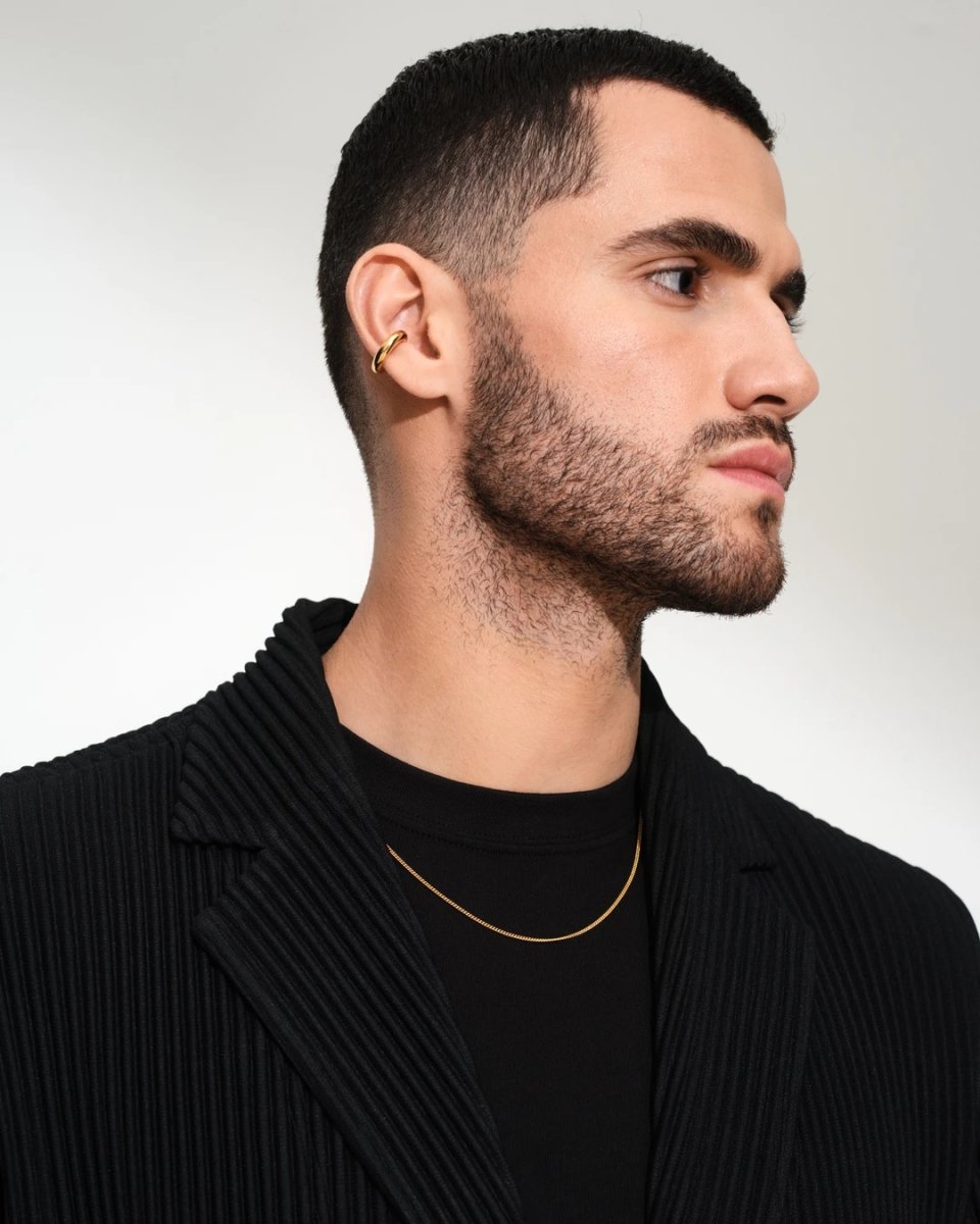 画像2: TOMWOOD   Curb Chain Slim Gold (2)