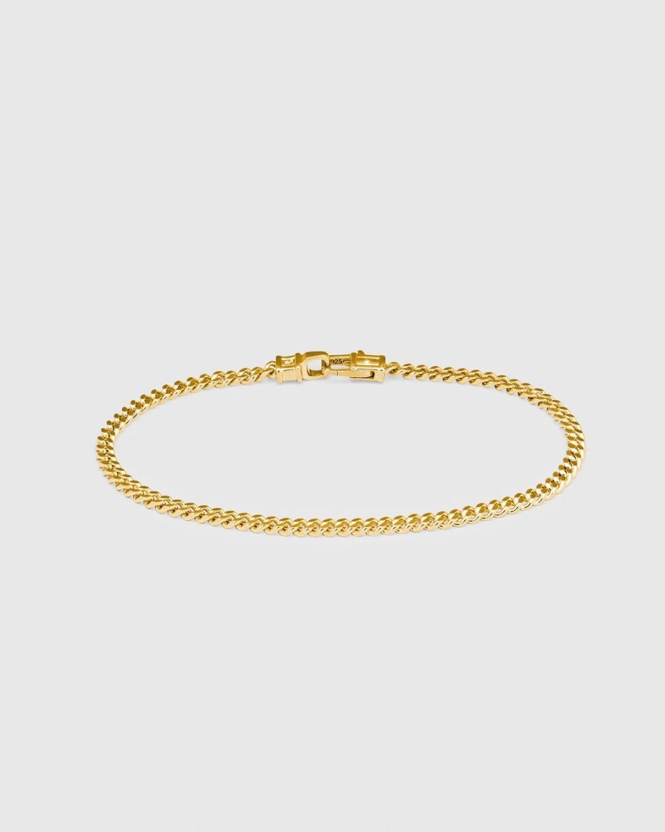 画像1: TOMWOOD   Curb Bracelet M Gold (1)