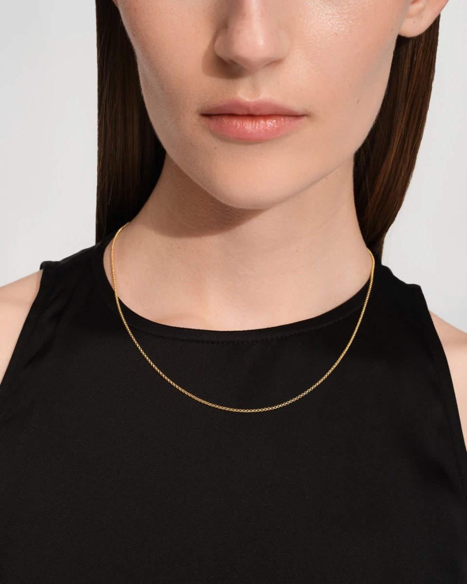 画像4: TOMWOOD   Curb Chain Slim Gold (4)