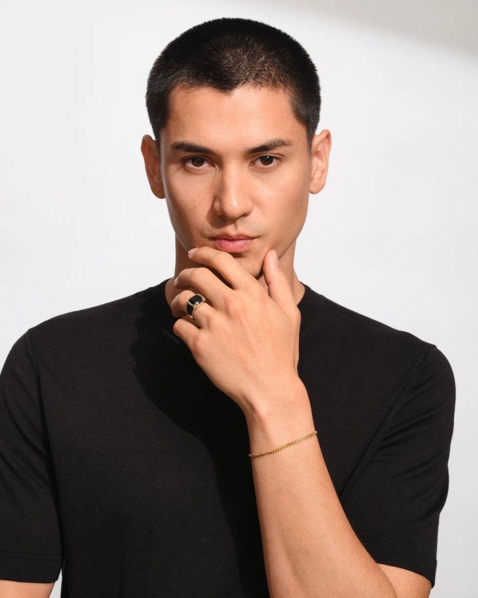 画像2: TOMWOOD   Curb Bracelet M Gold (2)