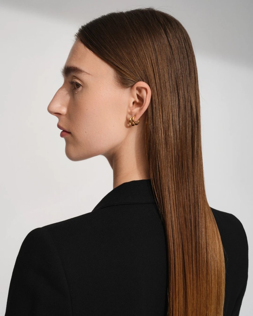 画像7: TOMWOOD   Classic Hoop Small Gold (7)