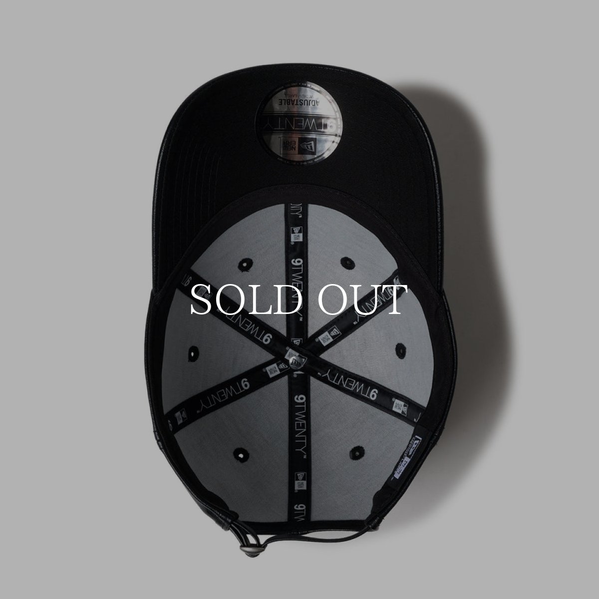 画像4: NEW ERA  9TWENTY Synthetic Leather シンセティックレザー ブラック (4)