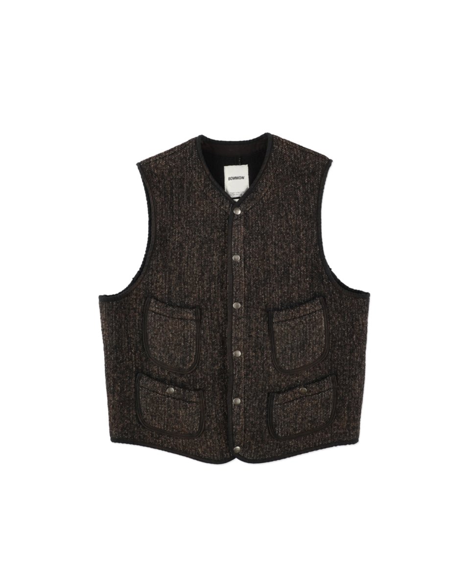 画像1: BOW WOW  B CLOTH VEST AGED (1)