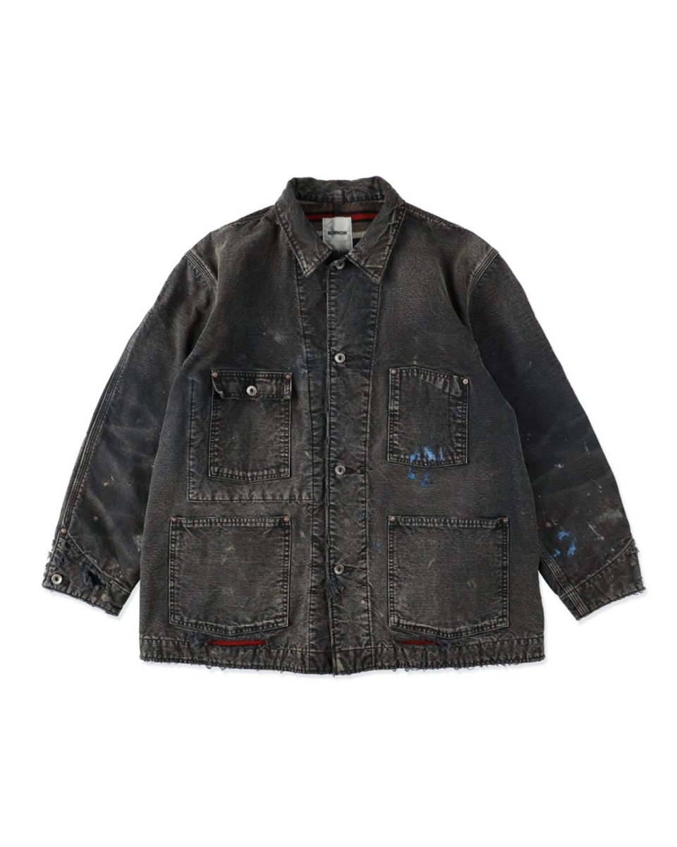 画像1: BOW WOW  DUCK COVERALL BLANKET LINER AGED (1)